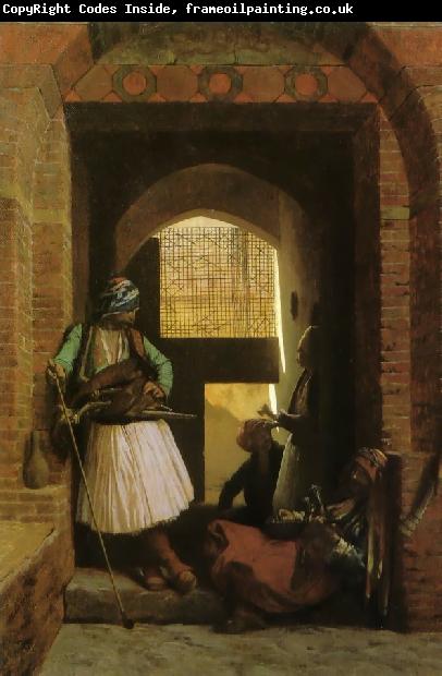 Jean Leon Gerome Arnauts of Cairo at the Gate of Bab-el-Nasr